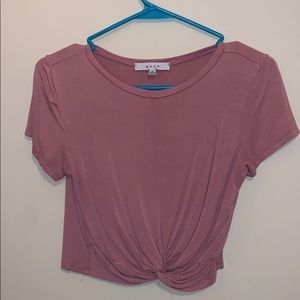 Pink Crop Top